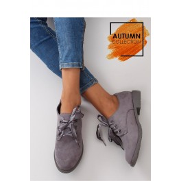 Poltopánky so šnurovaním Grey Poltopánky so šnurovaním Grey