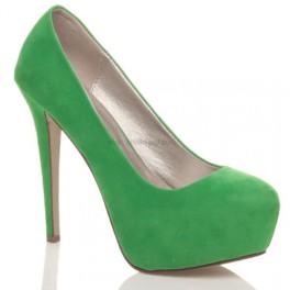 Lodičky Green Suede