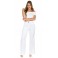 Široké nohavice Marlene-dress pants KouCla White