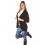 Kardig&aacute;n s XL golierom KouCla Black