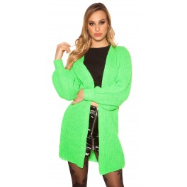 Kardigán Chunky Neon Green