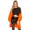Kardig&aacute;n Chunky Neon Orange
