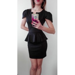 Šaty Peplum Black