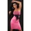 Koktailky s čipkou Fuchsia & Black