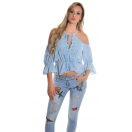 &Scaron;if&oacute;nov&aacute; bl&uacute;zka Baby Blue